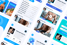 FlexFit Pro Coaching Platform Figma Design