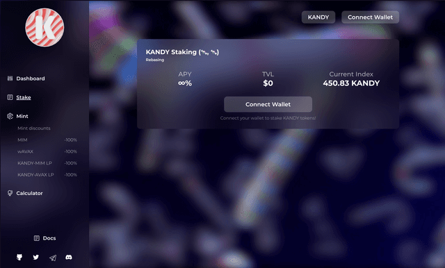 KandyLand DeFi Staking Platform